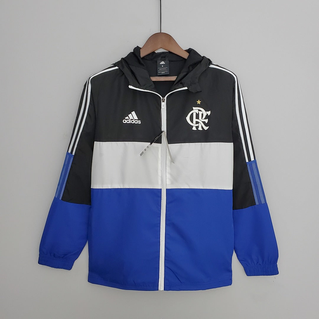 Coupe vent 2022 Flamengo Noir & Blanc Bleu