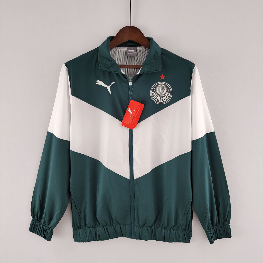 Coupe vent 2022 Palmeiras Blanc Vert