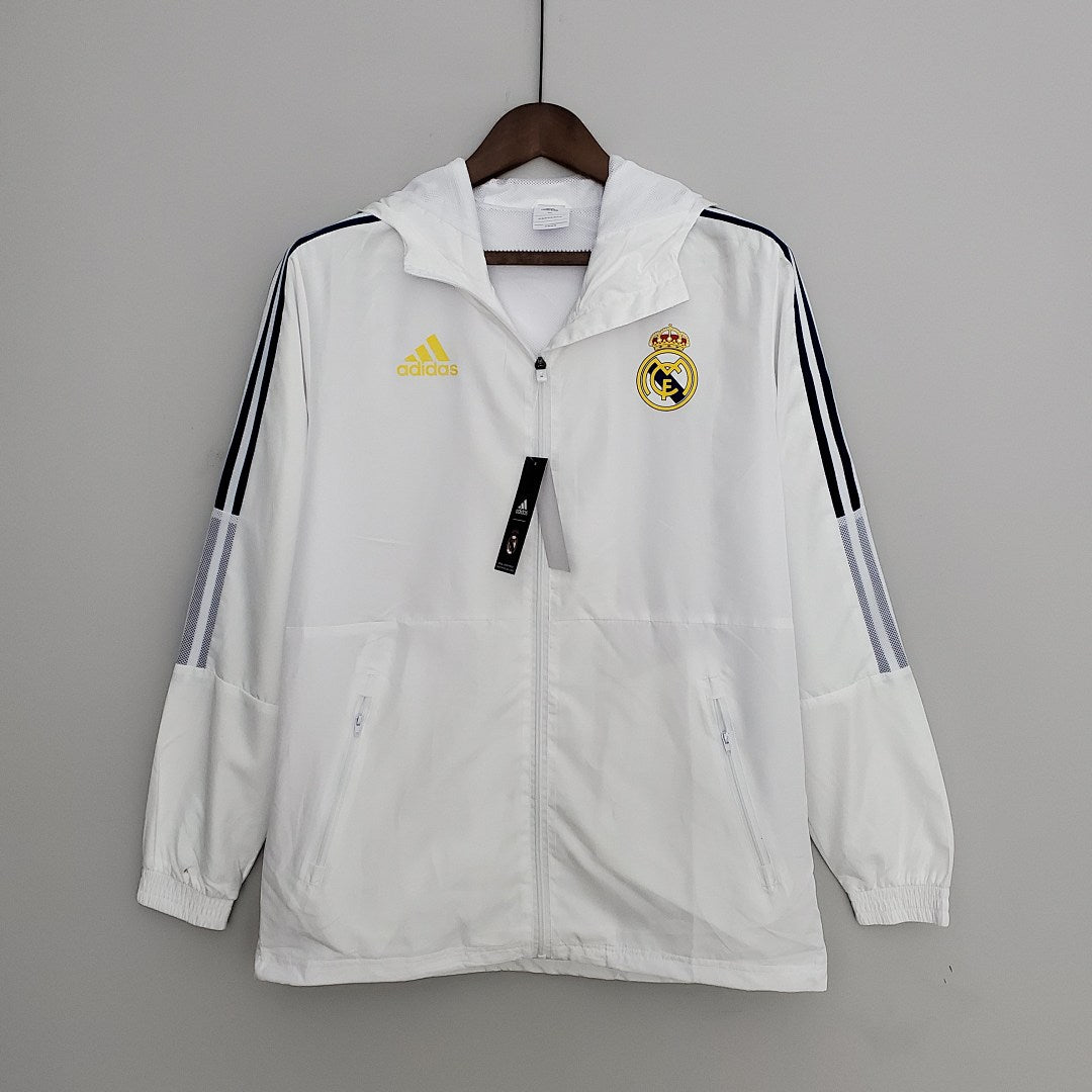 Coupe vent 2022 Real Madrid Blanc