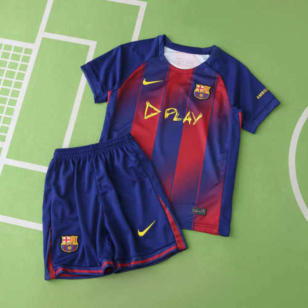 Ensemble 2526 Saison FC Barcelona / Barça x Spotify x Ed Sheeran Enfant
