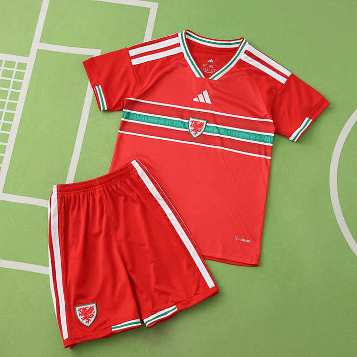 Ensemble Domicile 2026 FIFA World Cup Pays de Galles Enfant