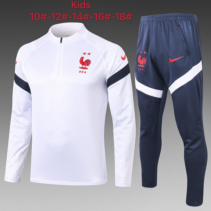 Maillot 2021 half pull French Blanc children's clothes