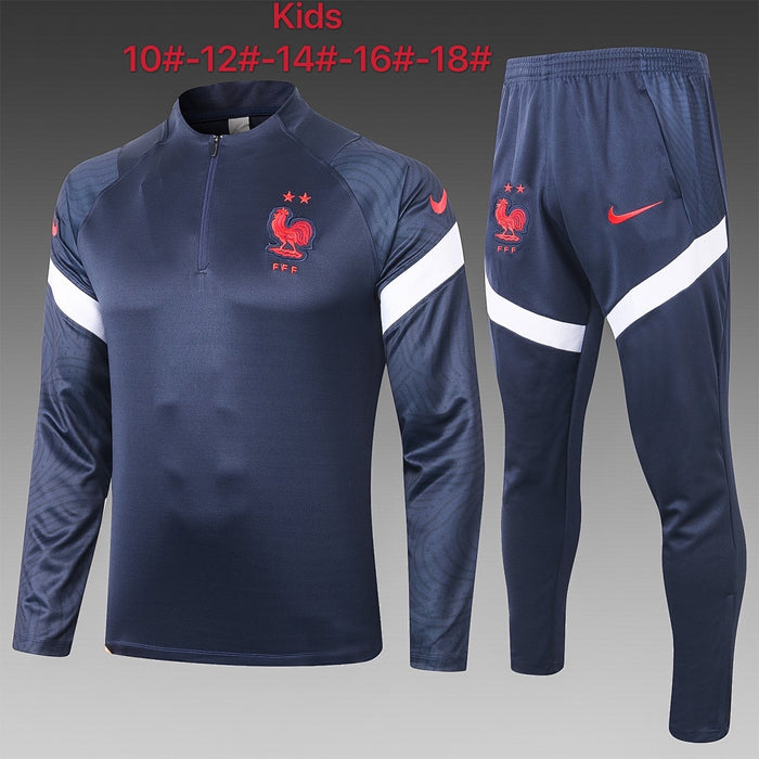 Maillot 2021 half pull French royal Bleu children's wear