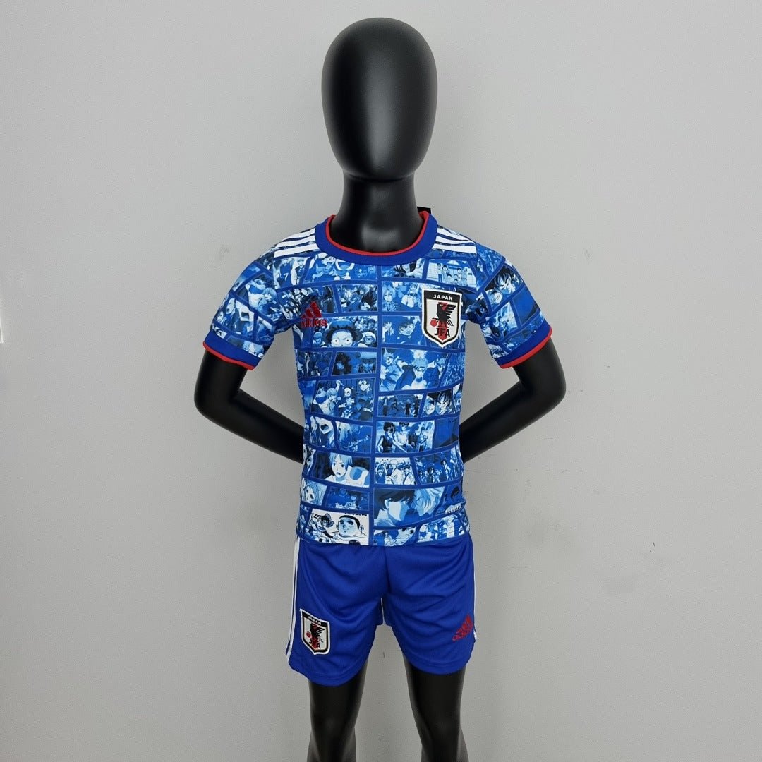 Maillot 2021 Japon Enfant Commemorative Édition Bleu