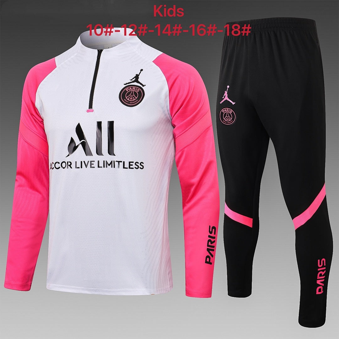 Maillot 2122 half pull Jordan Paris Blanc children's wear