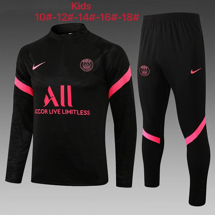 Maillot 2122 half pull Paris Noir (phosphor edge) children's wear