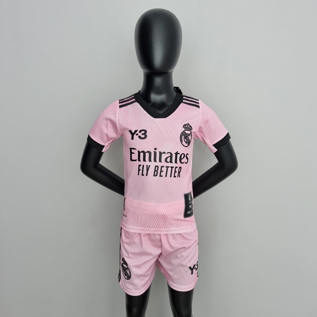 Maillot 22/23 Real Madrid Y3 Enfant Rose