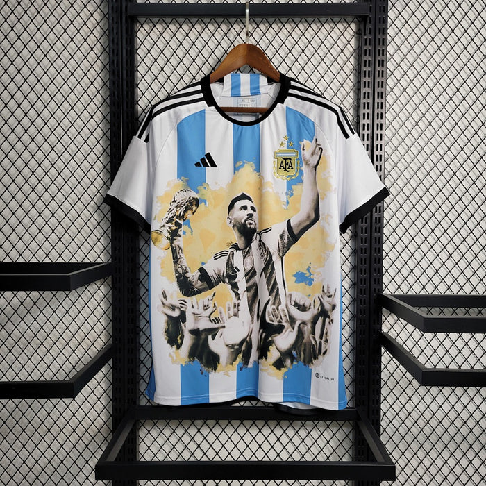 Maillot 23 24 Argentine World Cup Championship Commemorative Édition