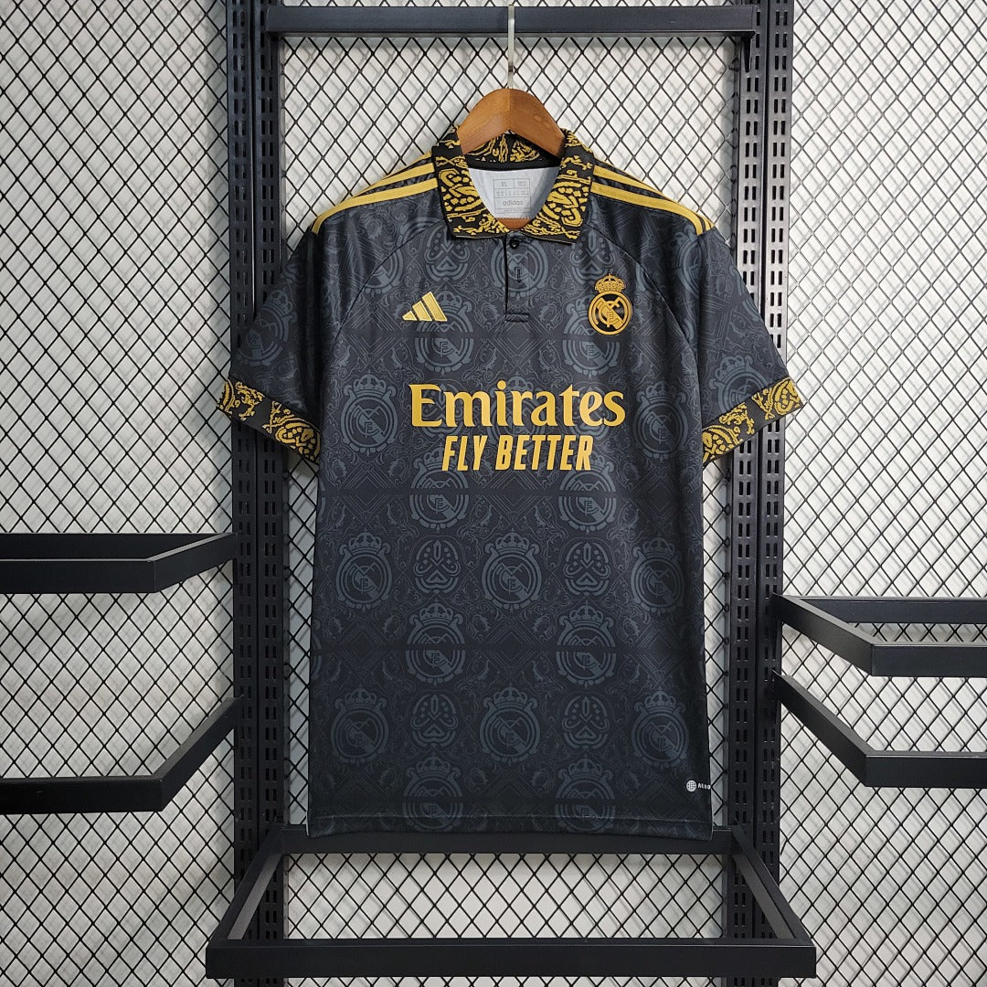 Maillot 23 24 Real Madrid Noir Concept Édition