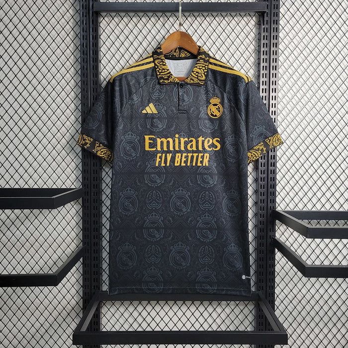 Maillot 23 24 Real Madrid Noir Concept Édition
