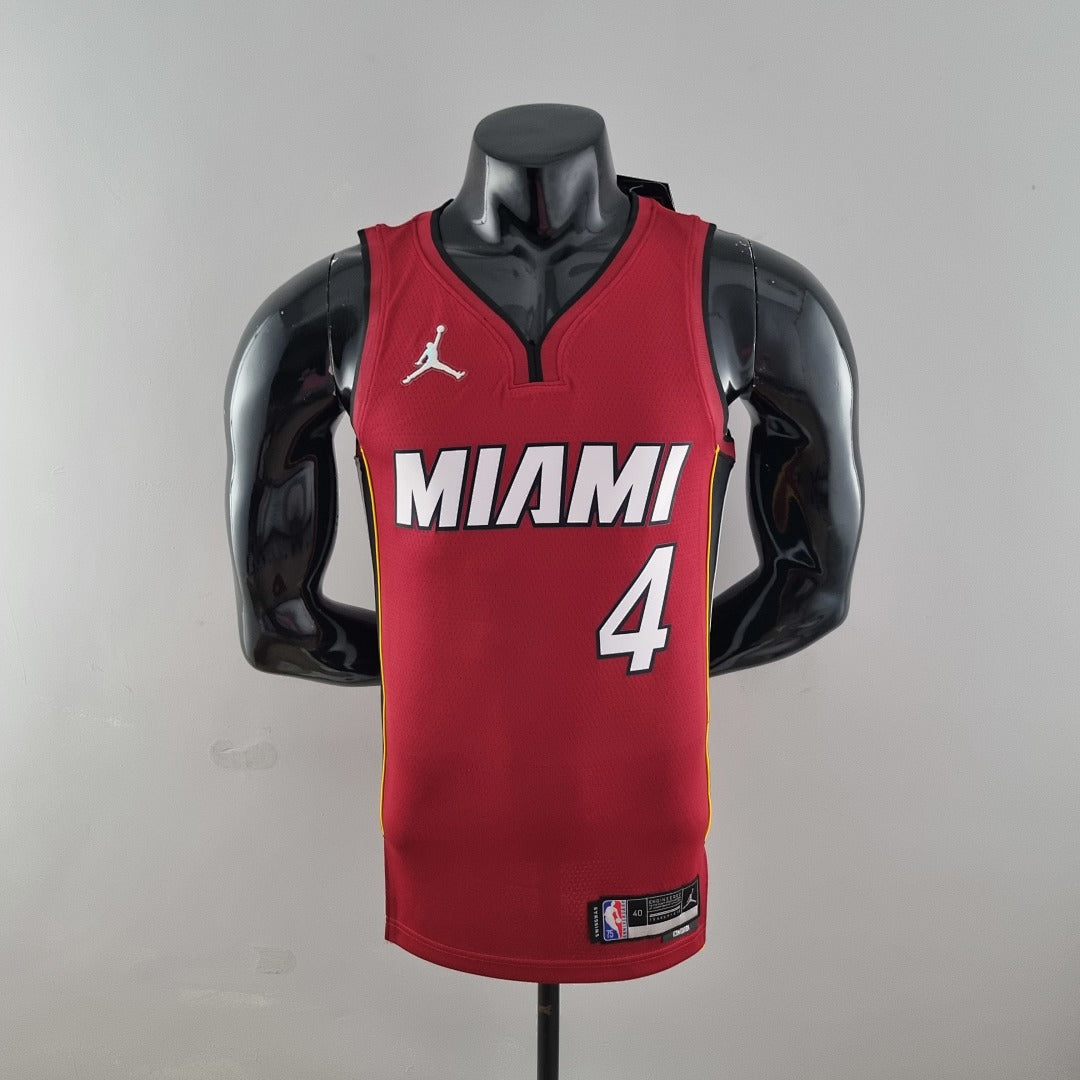 Maillot 75th Anniversaire Miami Heat Jordan OLADIPO#4 Burgundy NBA