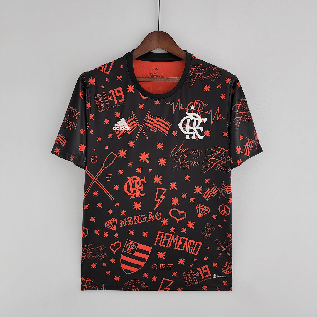 Maillot Avant match 22/23 Flamengo Noir Rouge S XX