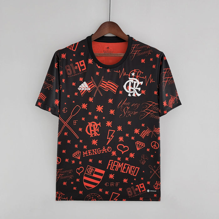 Maillot Avant match 22/23 Flamengo Noir Rouge S XX