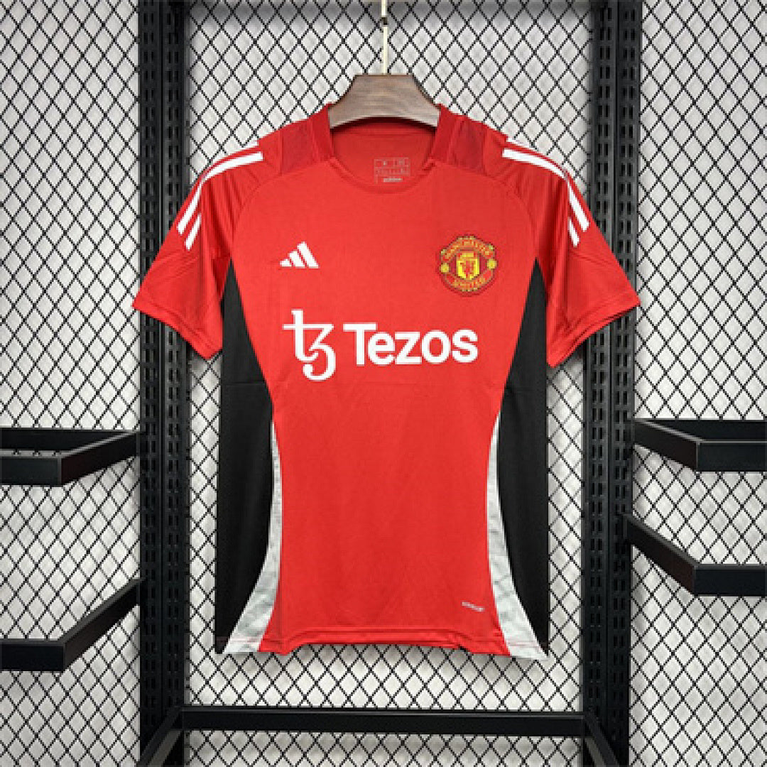 Maillot Avant match Entraînement Manchester United 2024/25 Rouge
