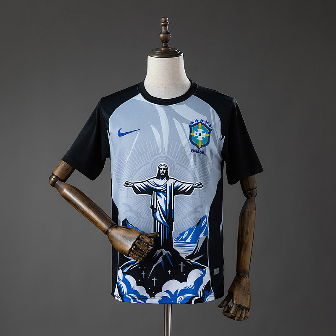 Maillot Brésil 2026 Christ the Savior Gris