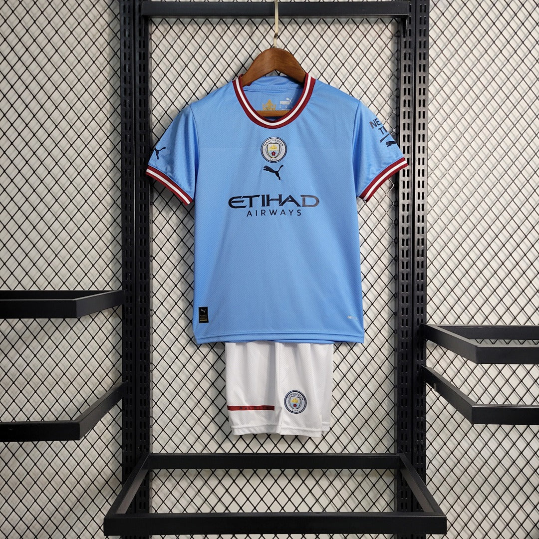 Maillot Domicile 22 23 Enfant Manchester City
