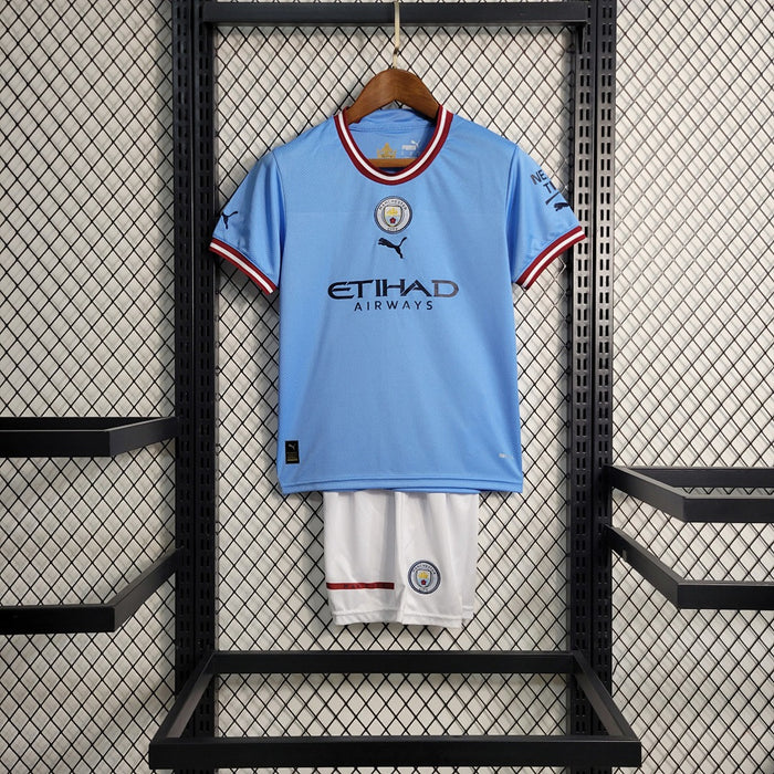 Maillot Domicile 22 23 Enfant Manchester City