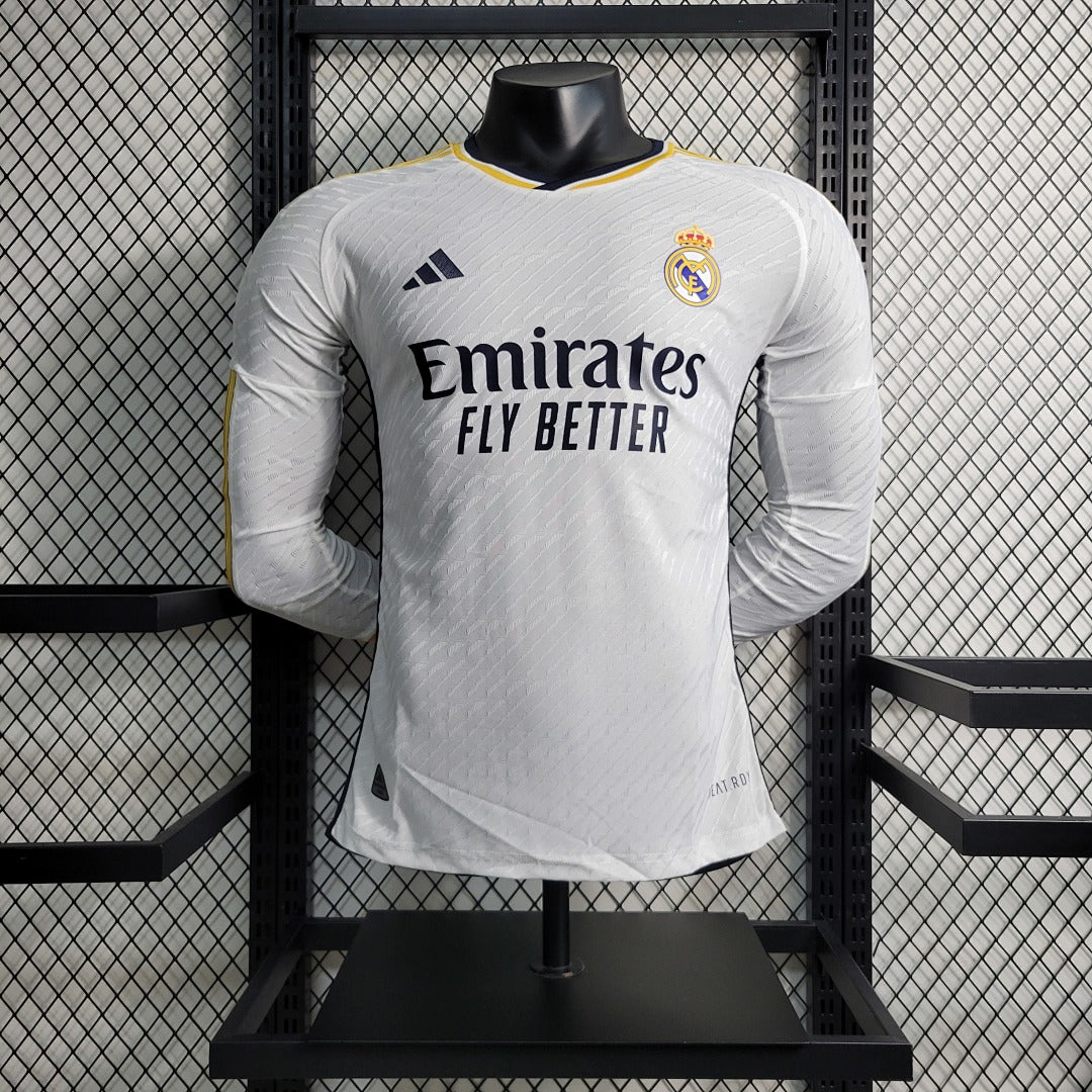 Maillot Domicile 23 24 Players Real Madrid's long sleeved