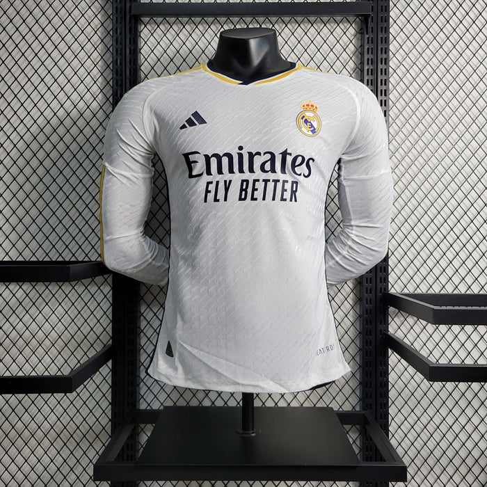 Maillot Domicile 23 24 Players Real Madrid's long sleeved