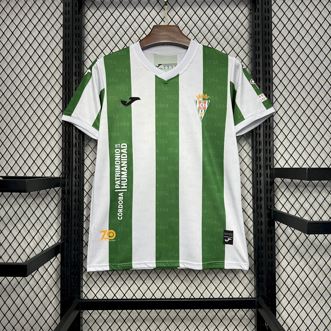 Maillot Domicile Cordoba CF 2024/25 All Sponsors