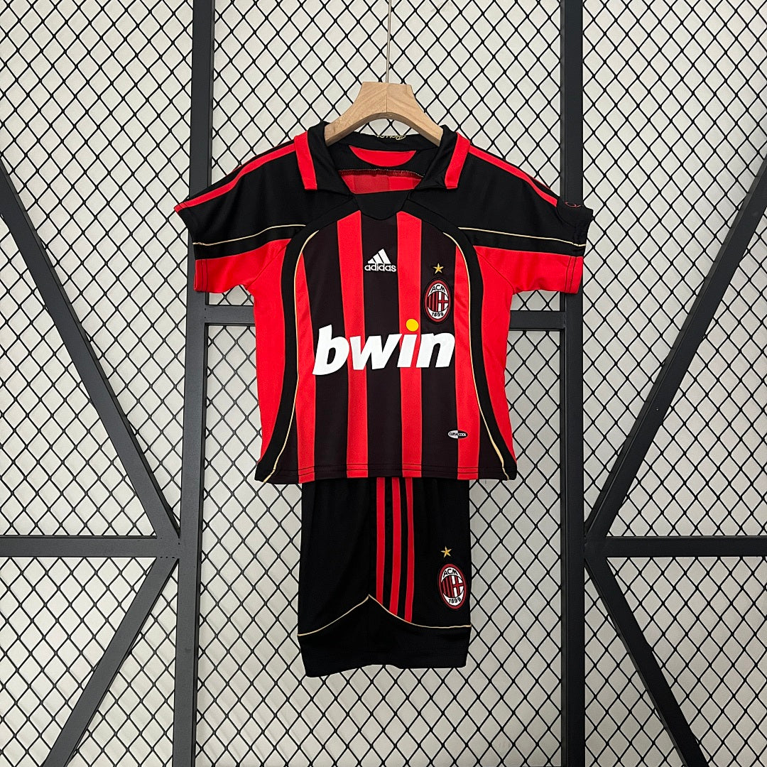 Maillot Domicile Enfant AC Milan 06/07