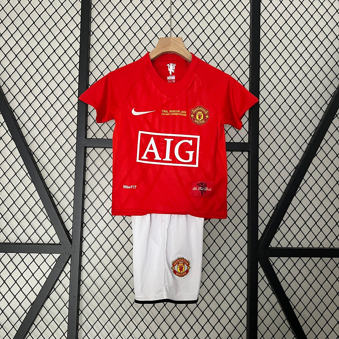 Maillot Domicile Enfant M U 07/08 Champions League version