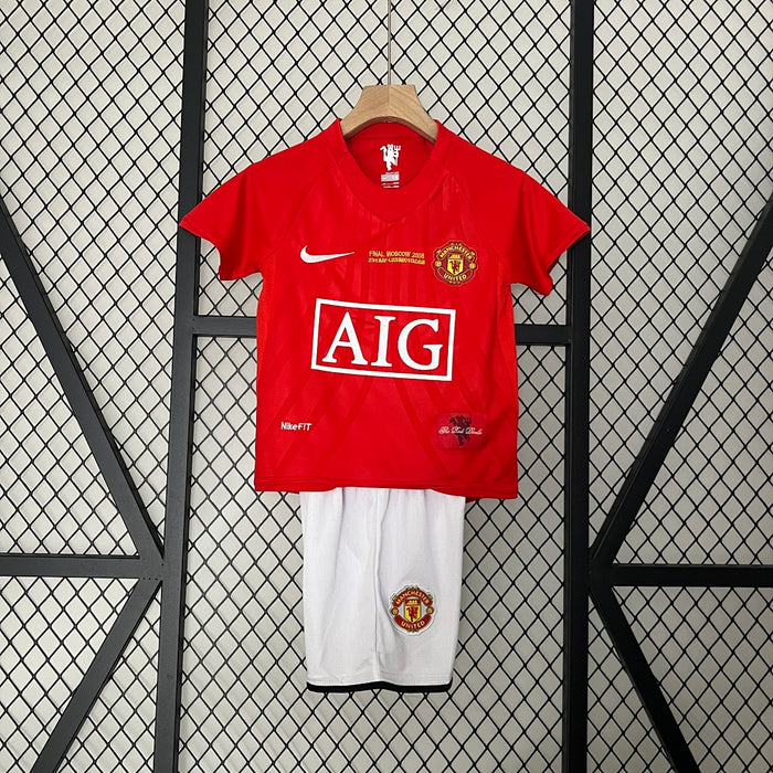 Maillot Domicile Enfant M U 07/08 Champions League version