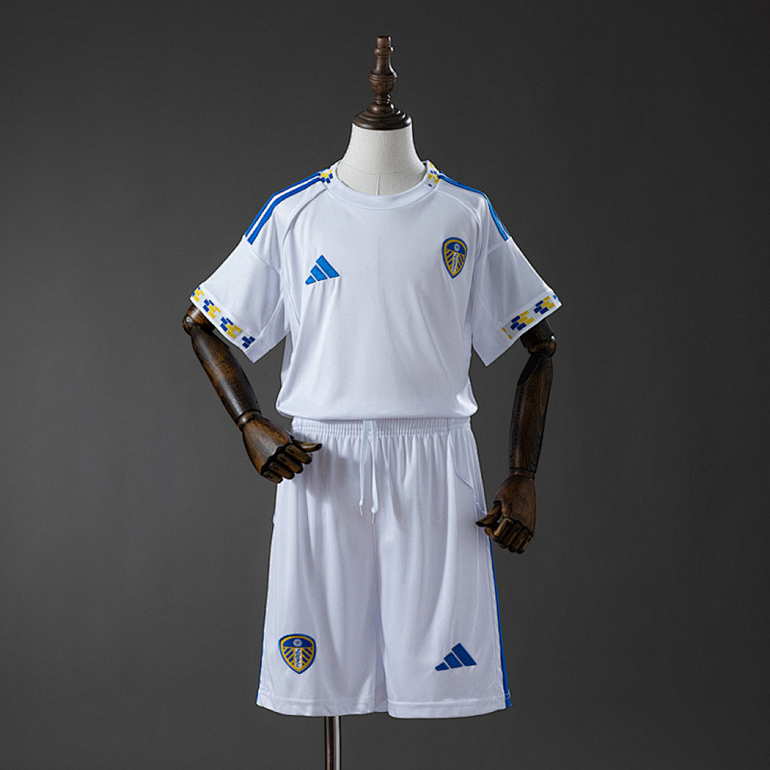 Maillot Domicile Leeds United 25/26 Enfant Kit