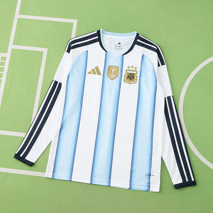 Maillot Domicile Manches Longues 2026 FIFA World Cup Argentine d Fan version