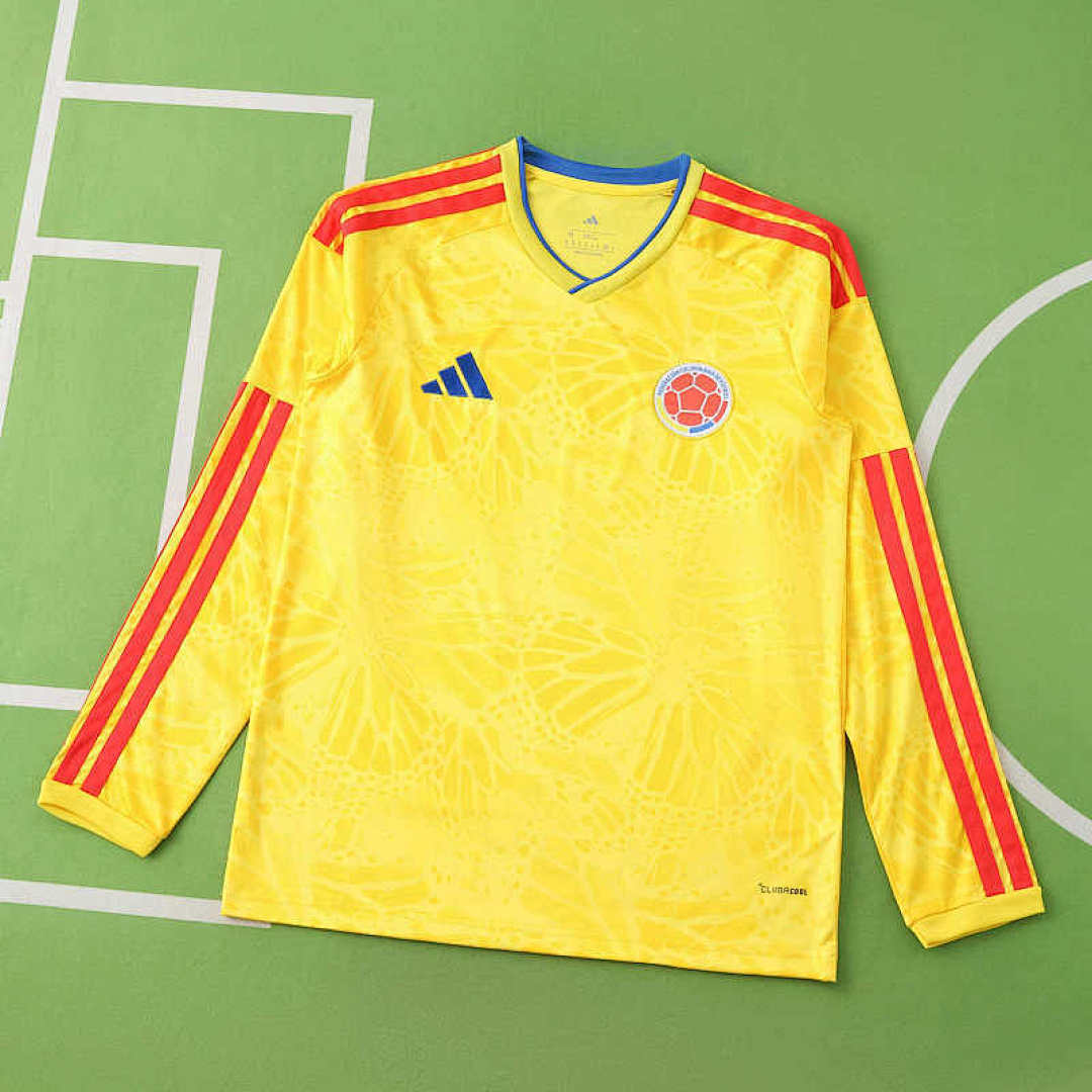 Maillot Domicile Manches Longues 2026 FIFA World Cup Colombie d Fan version