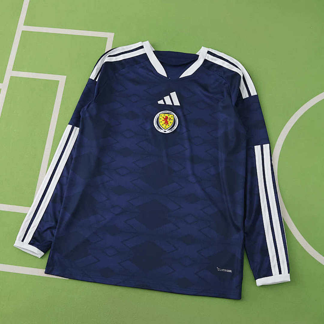 Maillot Domicile Manches Longues 2026 FIFA World Cup Écosse d Fan version
