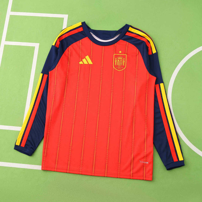 Maillot Domicile Manches Longues 2026 FIFA World Cup Espagne d Fan version