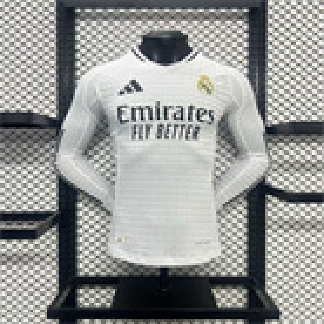 Maillot Domicile Manches Longues Real Madrid 2024/25 s – Player Versi