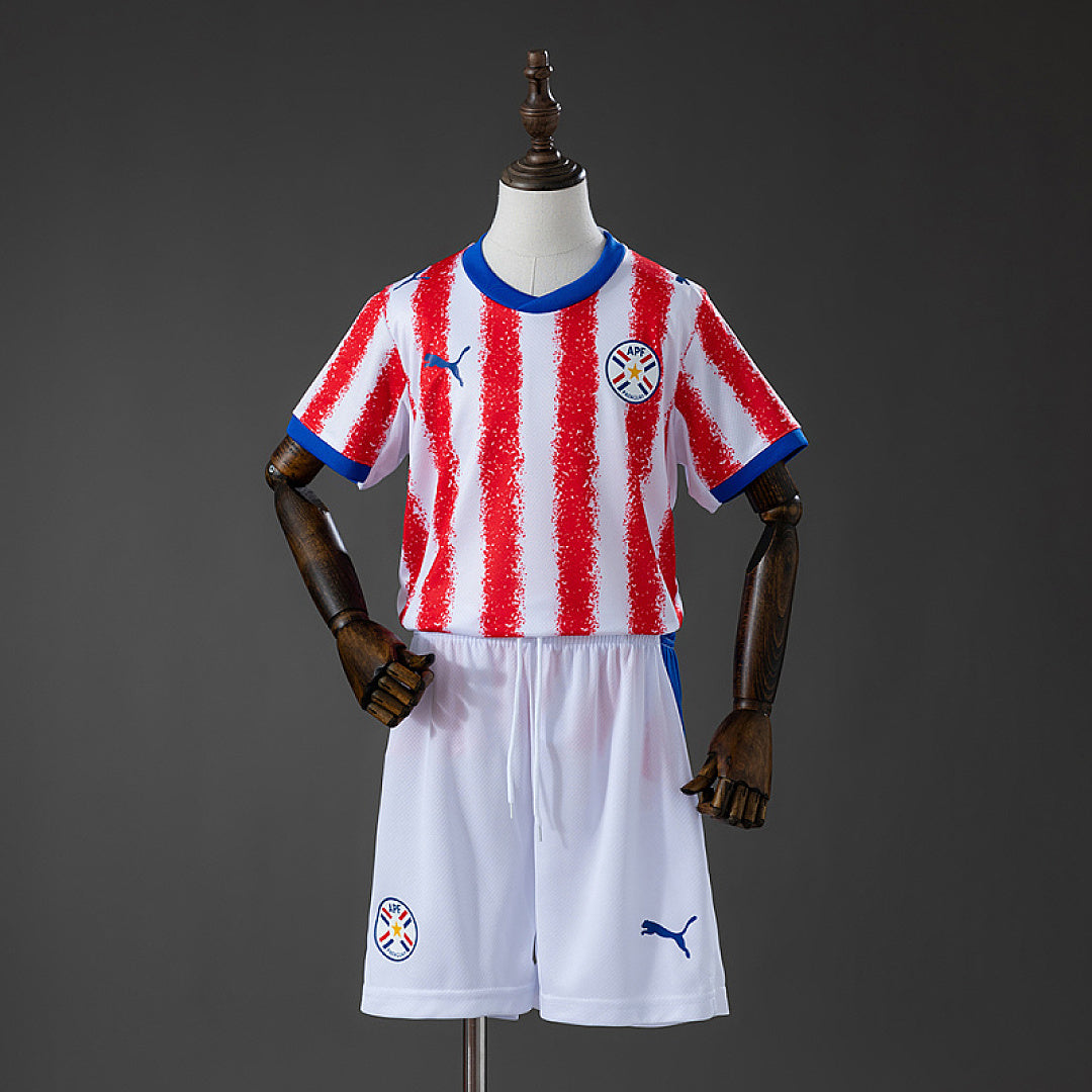 Maillot Domicile Paraguay 2026 Enfant Kit