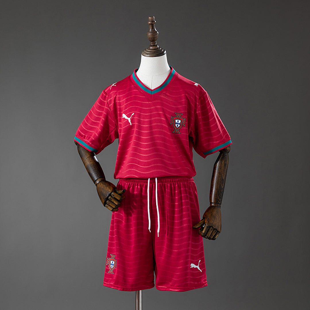 Maillot Domicile Portugal 2026 Enfant Kit