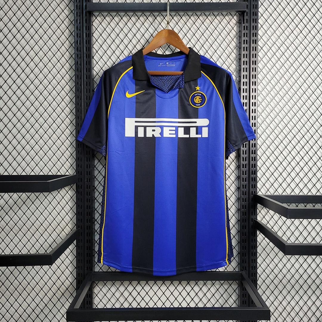 Maillot Domicile Rétro 01 02 Inter Milan