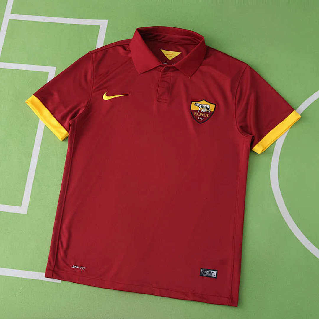 Maillot Domicile Rétro 14/15 Saison A.S. Roma Fan version