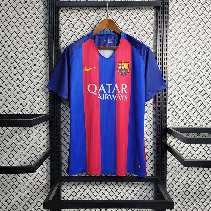 Maillot Domicile Rétro 16 17 Barcelona