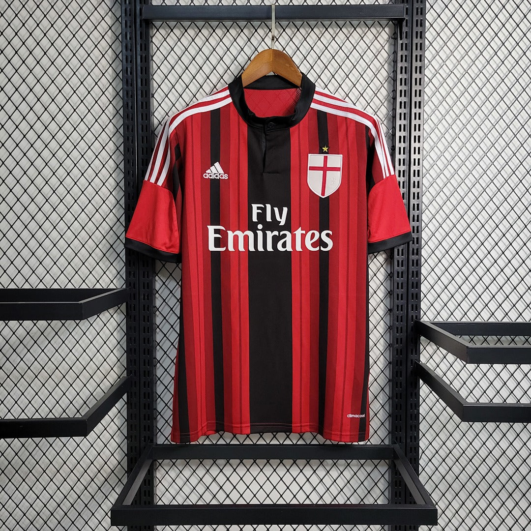 Maillot Domicile Rétro AC Milan 14/15