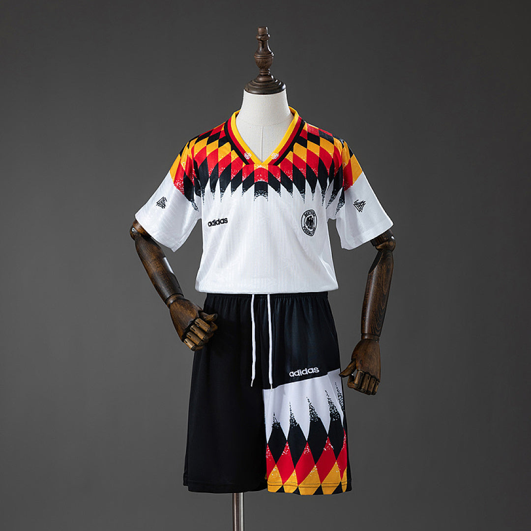 Maillot Domicile Rétro Allemagne 1994 Enfant Kit
