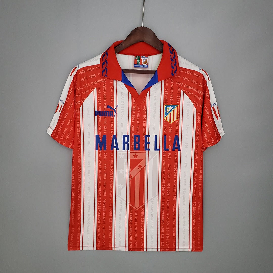 Maillot Domicile Rétro Atletico Madrid 95/96