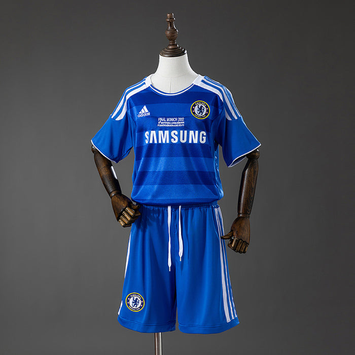 Maillot Domicile Rétro Chelsea 11/12 (UEFA Champions League) Enfant Kit