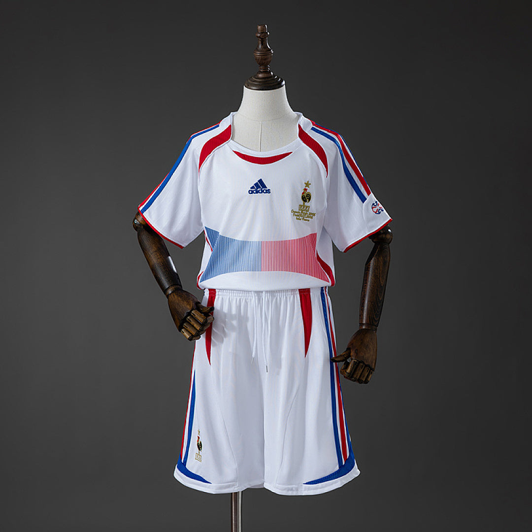 Maillot Domicile Rétro France 2006 Enfant Kit