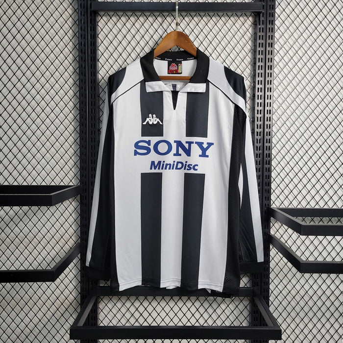 Maillot Domicile Rétro Manches Longues 1997 98 Juventus
