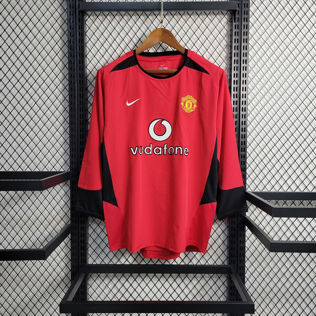 Maillot Domicile Rétro Manches Longues M U 02/04