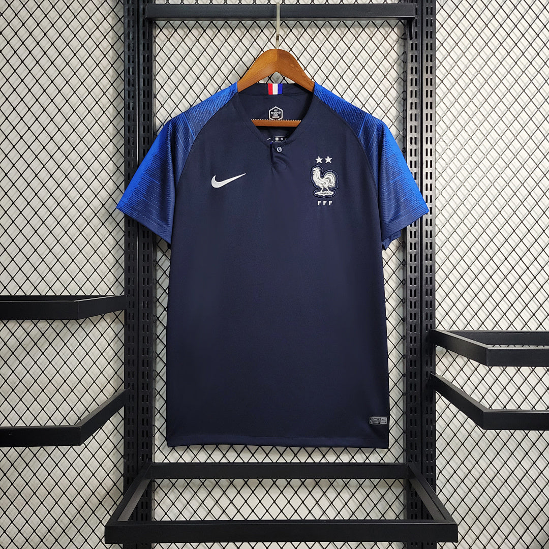 Maillot Domicile Rétro version 2018 World Cup France