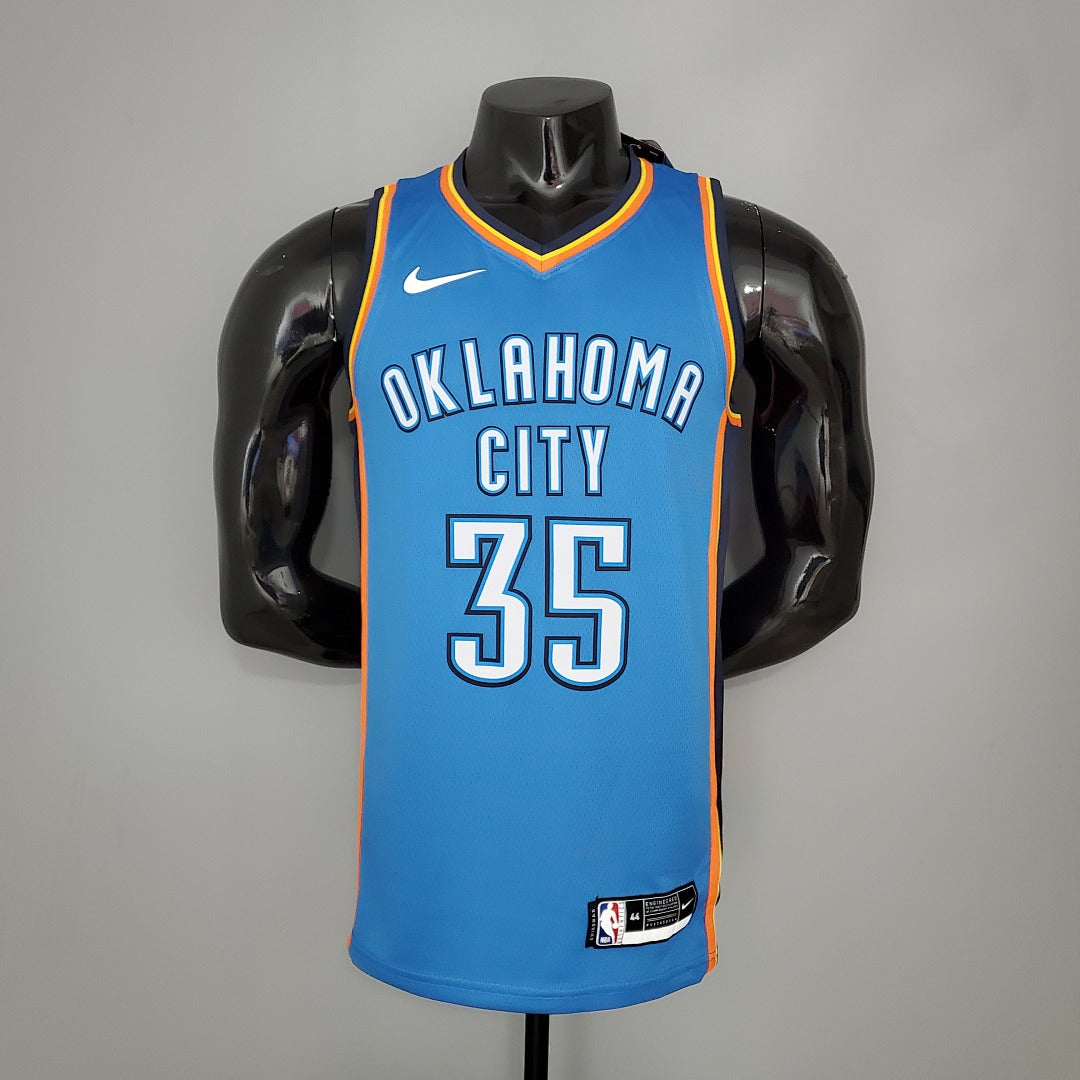 Maillot DURANT#35 Thunder Bleu NBA