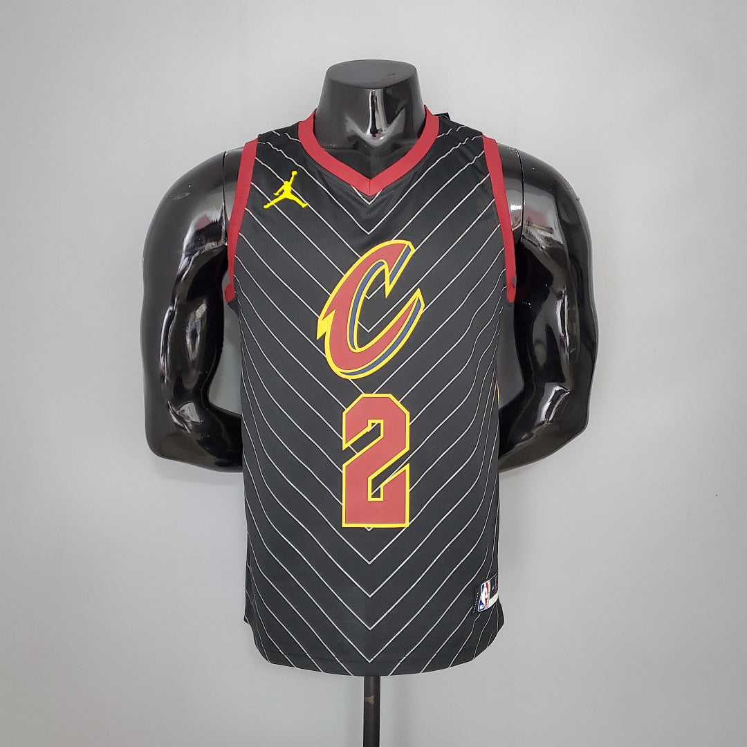 Maillot Édition Spéciale 2021 IRVING#2 Cavaliers JORDAN Theme Édition Noir NBA