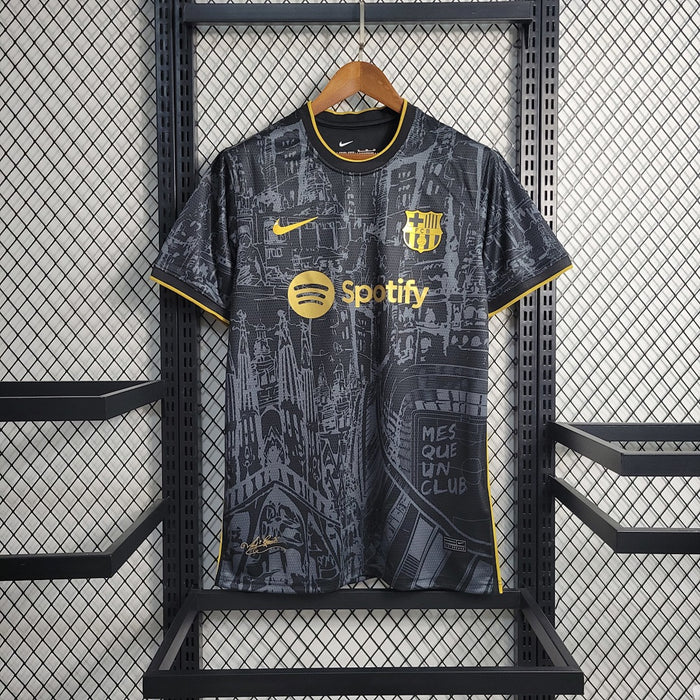Maillot Édition Spéciale 23 24 Barcelona Noir Or Édition