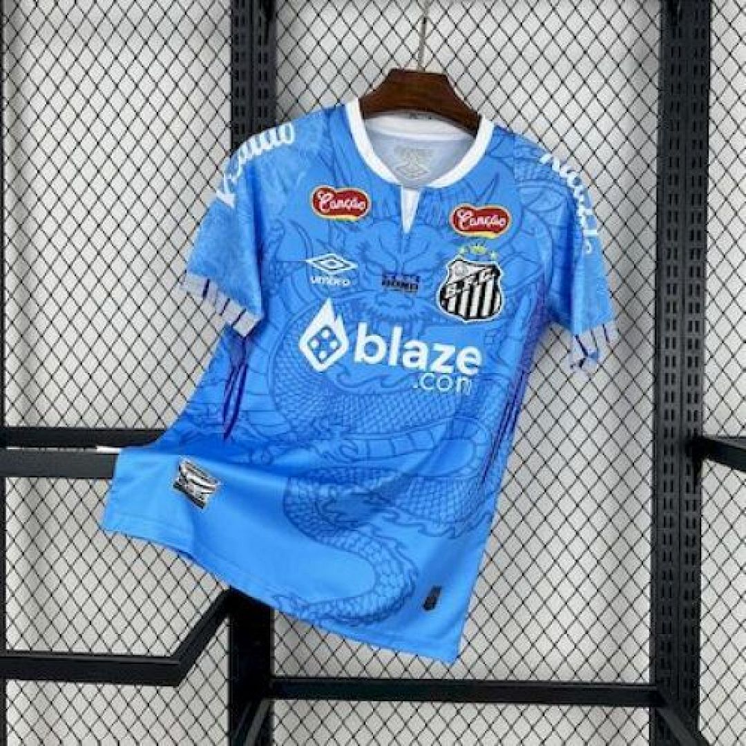 Maillot Édition Spéciale Santos 2025/26 Bleu Dragon Édition
